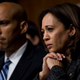 Democratic Senators Cory Booker and Kamala Harris